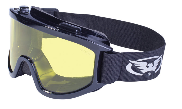 Global Vision Wind-Shield Over The Glasses Motorcycle Ballistic Safety Goggles