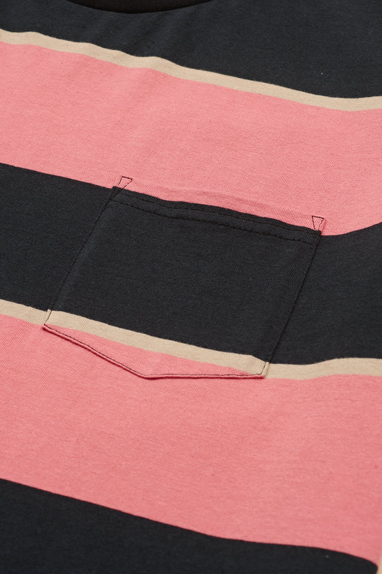 Globe Bootleg Dreams Stripe Tee - Red Smoke