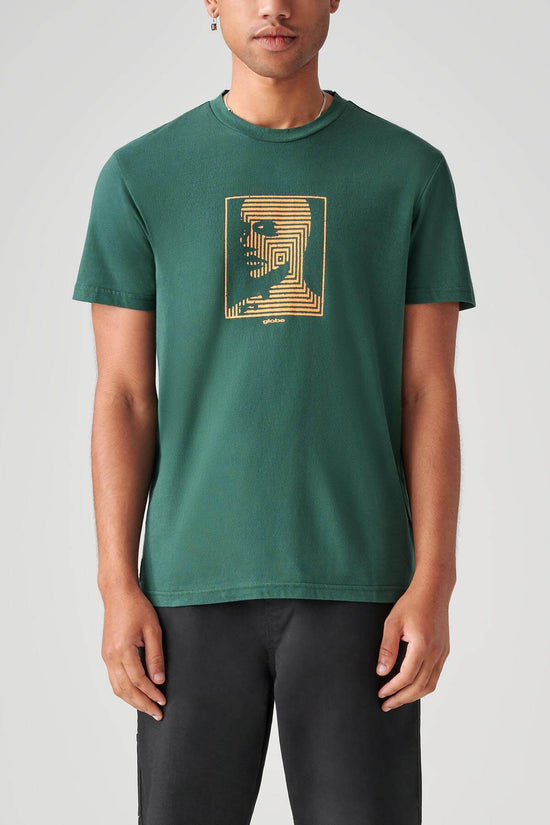 globe Circuits Tee - Night Green