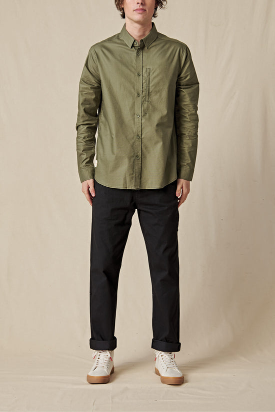 Globe Foundation LS Shirt - Olive