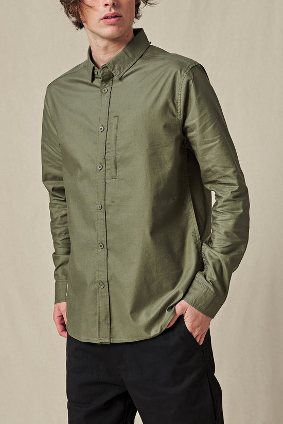 Globe Foundation LS Shirt - Olive