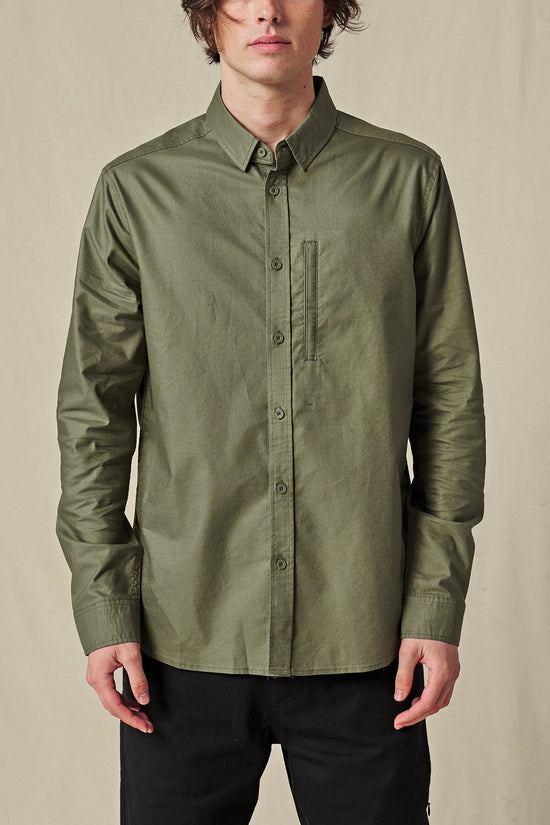 globe Foundation LS Shirt - Olive
