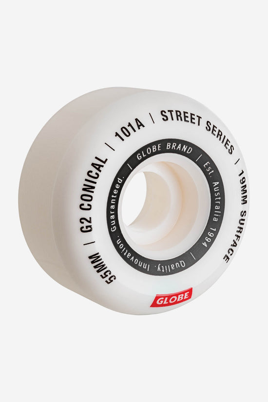 globe G2 Conical Street Wheel - White/Essential