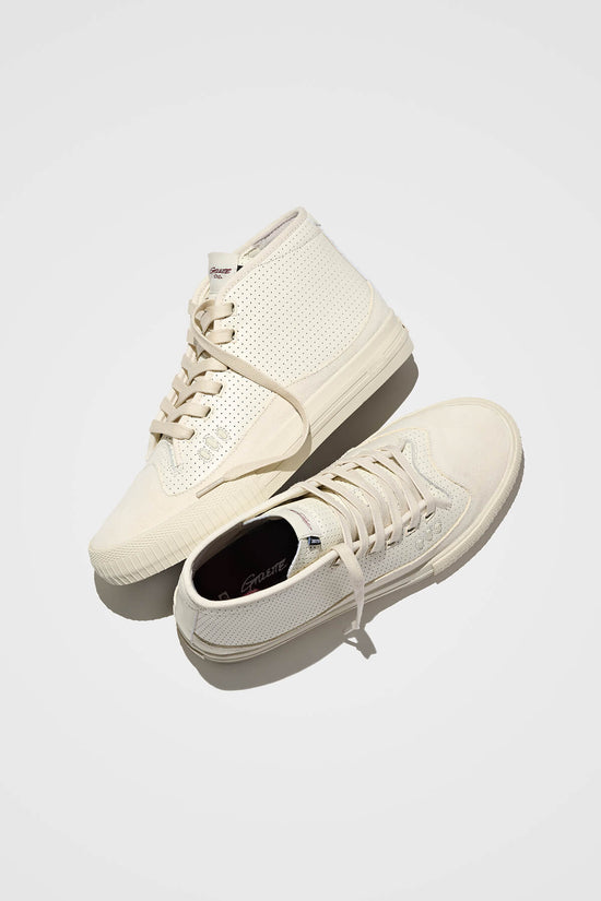 Globe Gillette Mid - Cream Leather - Skate Shoes