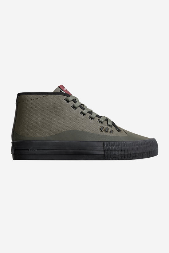 globe Gillette Mid - Dark Olive/Black - Skate Shoes