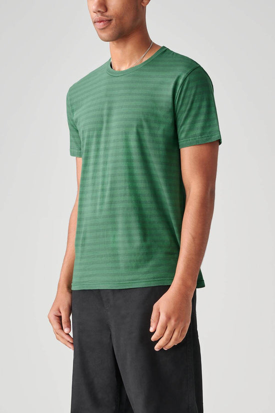 Globe Horizon Striped Tee - Palm