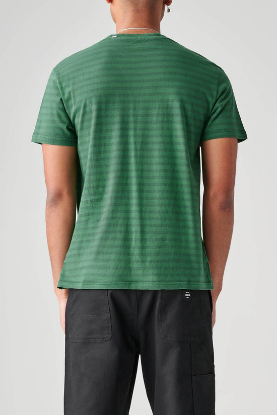 Globe Horizon Striped Tee - Palm