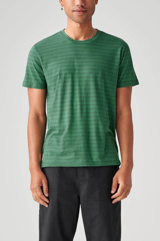 globe Horizon Striped Tee - Palm