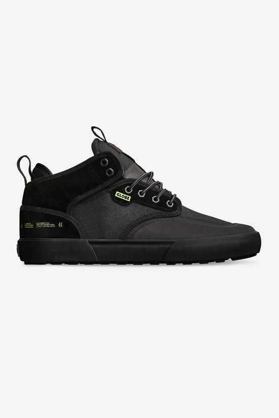 globe Motley Mid - Black/Lime/Summit - Shoes