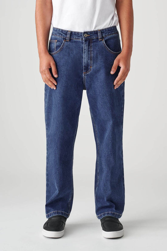 globe Off Course Denim Pant - Dark Denim