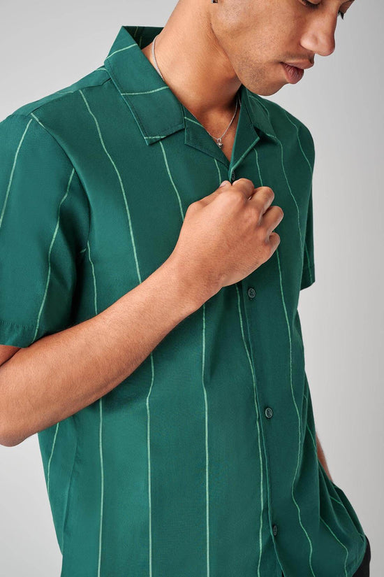 Globe Off Course SS Shirt - Night Green