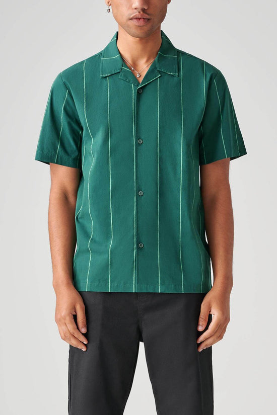 globe Off Course SS Shirt - Night Green