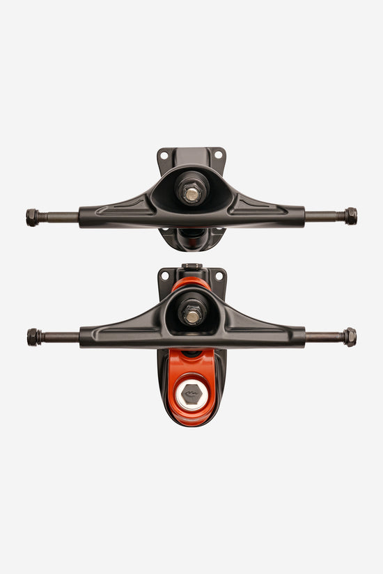 Globe Slant Surf Skate Trucks - Black/Red