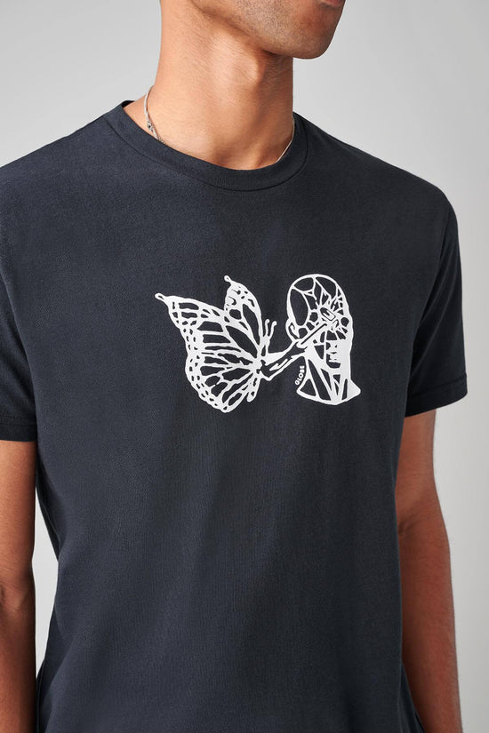 Globe Smashed Tee - Black