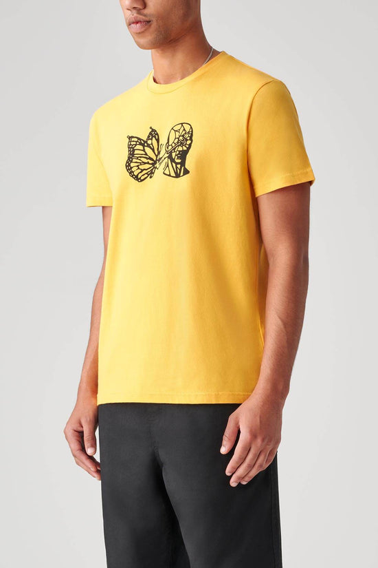 Globe Smashed Tee - Zest