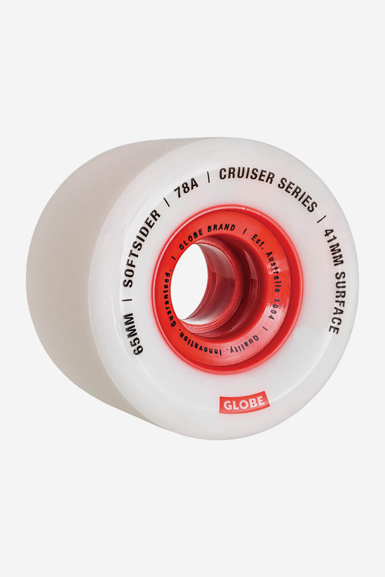 globe Softsider Cruiser Wheel - White/Red