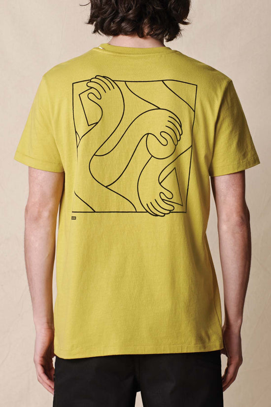 globe Stacks On Tee - Acid Lime