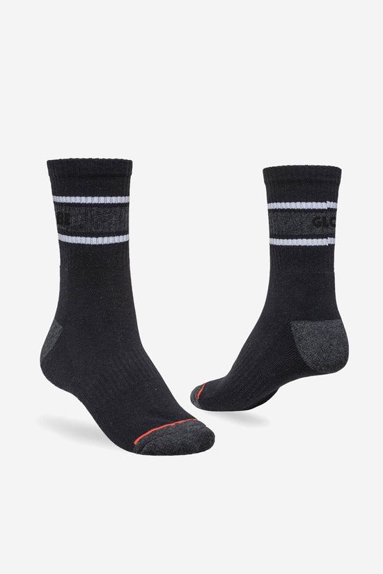 Globe Triple Stripe Crew Sock 5 Pack - Assorted