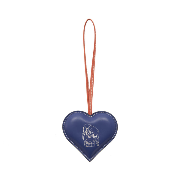 Globe Trotter Elephant John Heart Charms