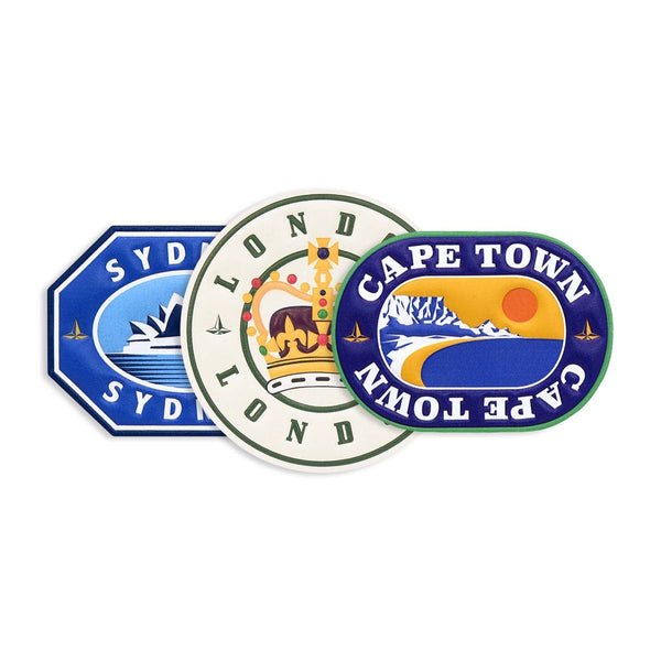 Globe Trotter Sticker Set Cutty Sark X3