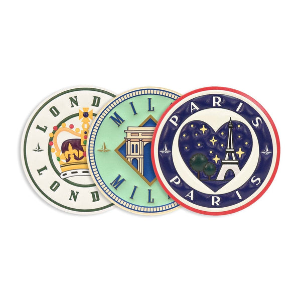 Globe Trotter Sticker Set Europe X3