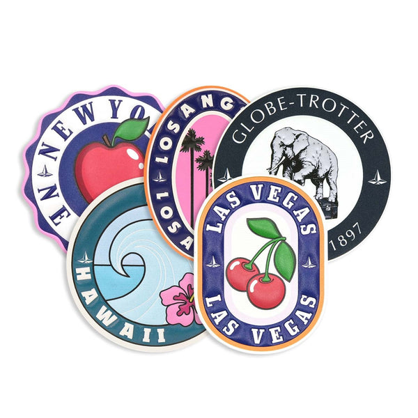 Globe Trotter Sticker Set North America X5