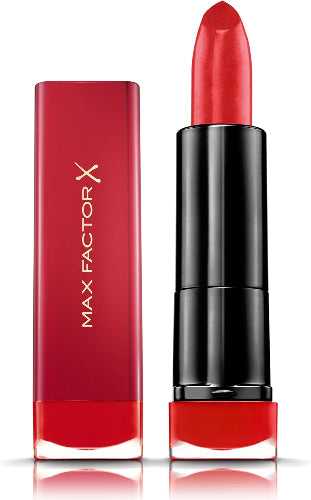 globe trotter 02 Sunset Red Max Factor Colour Elixir Lipstick – Creamy Red Moisturising Formula for Smooth Finish