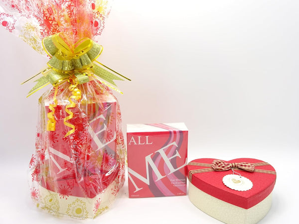 Globe Trotter All Me Women's Perfume For Her 100ml (Inspired By Pure Poison) & 5pc Make Up Kit Gift Hamper