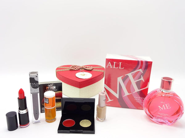 Globe Trotter All Me Women's Perfume For Her 100ml (Inspired By Pure Poison) & 5pc Make Up Kit Gift Hamper
