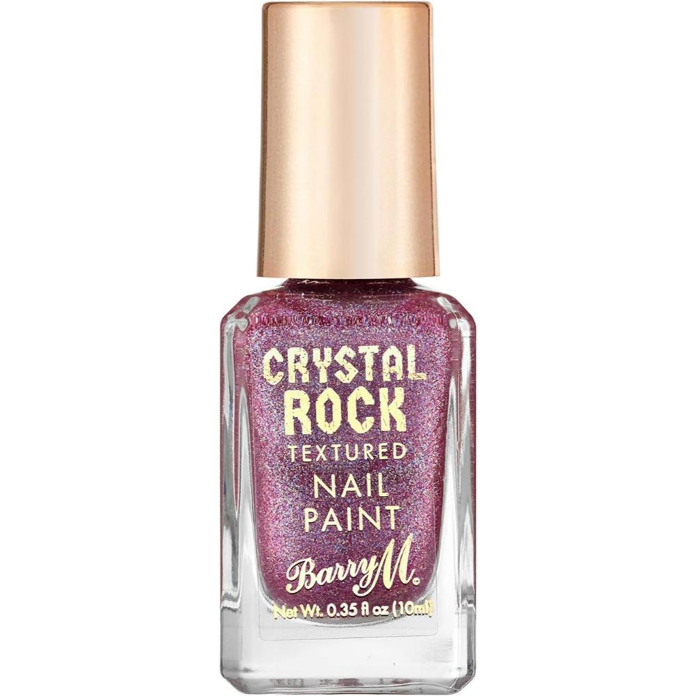 globe trotter Barry M Cosmetics Crystal Rock Textured Nail Paint - Purple Amethyst
