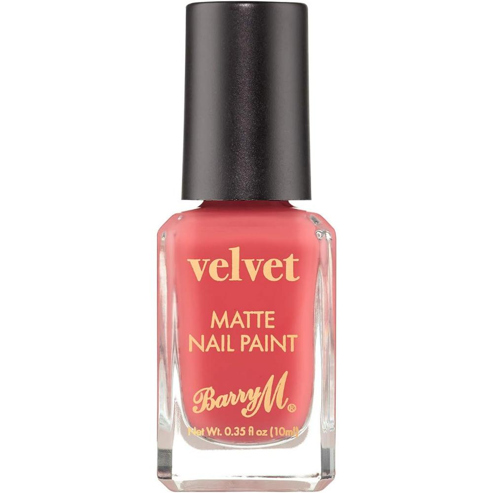 globe trotter Barry M Cosmetics Matte Velvet Nail Paint Burning Sand