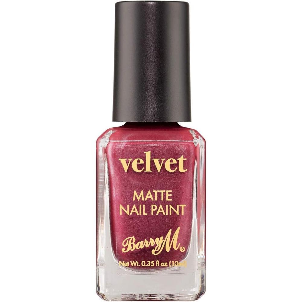 globe trotter Barry M Cosmetics Velvet Nails - Crimson Couture