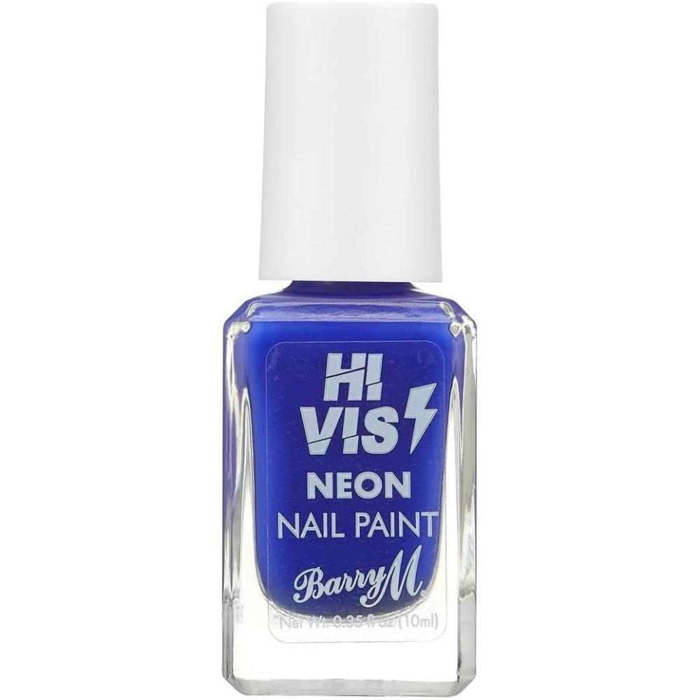 globe trotter BARRY M HI VIS 10ML NAIL POLISH BOMBSHELL BLUE