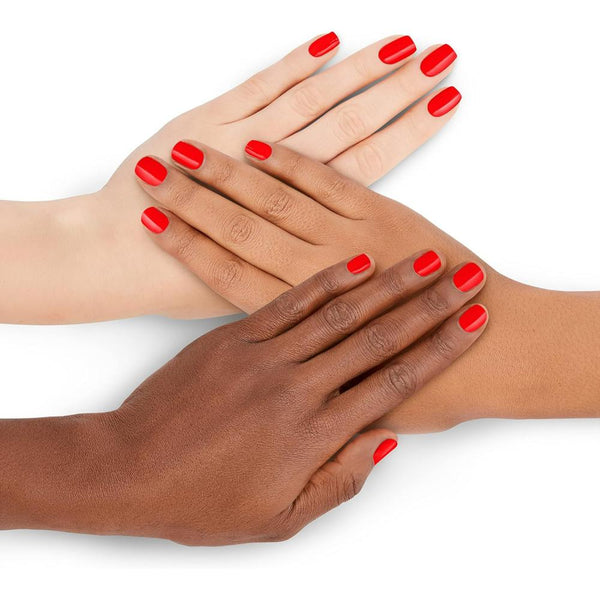 Globe Trotter Barry M Hi Vis Neon Matte Nail Paint Shade Red Frenzy