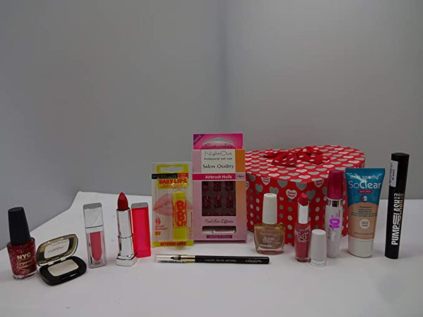 Globe Trotter Beauty Bundle Make Up Gift Box 12pc Make Up Hamper Luxurry Beauty Bundle For Women