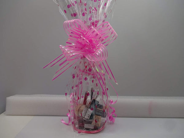 Globe Trotter Beauty Collection Gift Hamper 10pc Maybelline Make Up + Transparent Bag