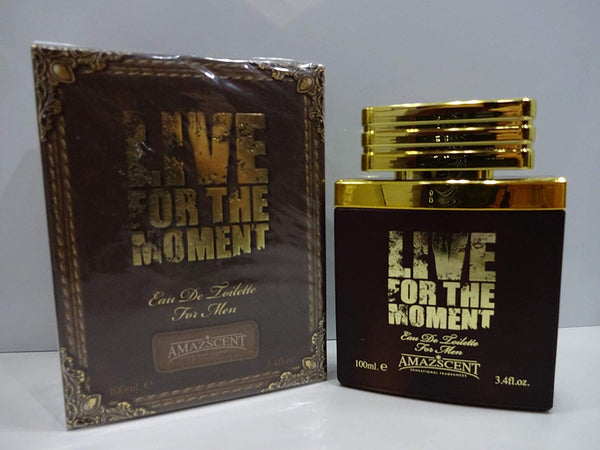 Globe Trotter Dad's Day Gift Live For The Moment Edt For Men 100ml Amazscent Sensational Fragrance For Him In Gift Hamper + Free Manicure Set For Him Gift Wrapped Gift Hamper For Father