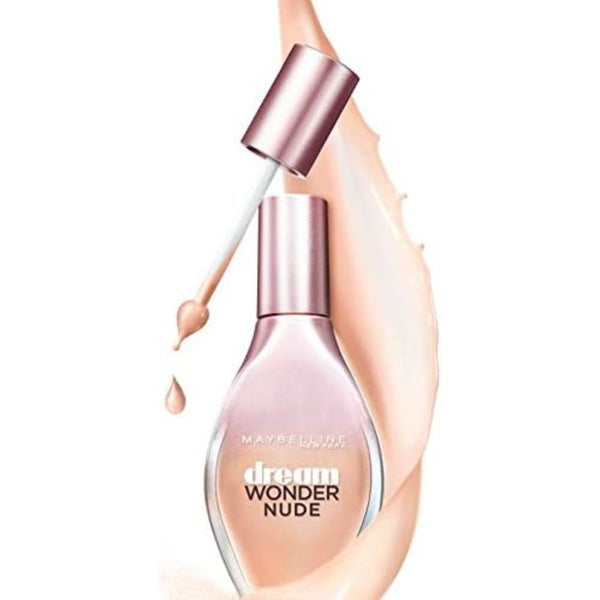 Globe Trotter Dream Wonder Nude Maybelline Make Up Fluid Foundation 20ml 30 Sand