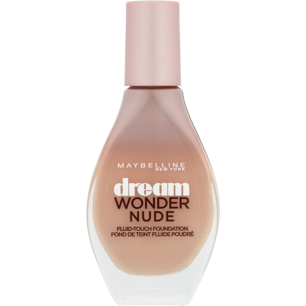 globe trotter Dream Wonder Nude Maybelline Make Up Fluid Foundation 20ml 30 sand