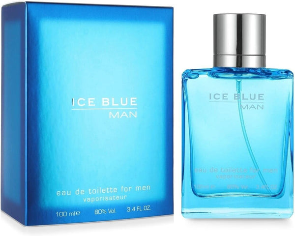 Globe Trotter Father's Day Hamper ICE BLUE MAN 100ml EDT Perfume For Men Free Manicure Tool Set Gift Set For Dad