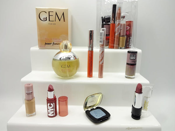 Globe Trotter GEM Perfume & Make Up Kit Gift Hamper Beauty Bundle + Foundation