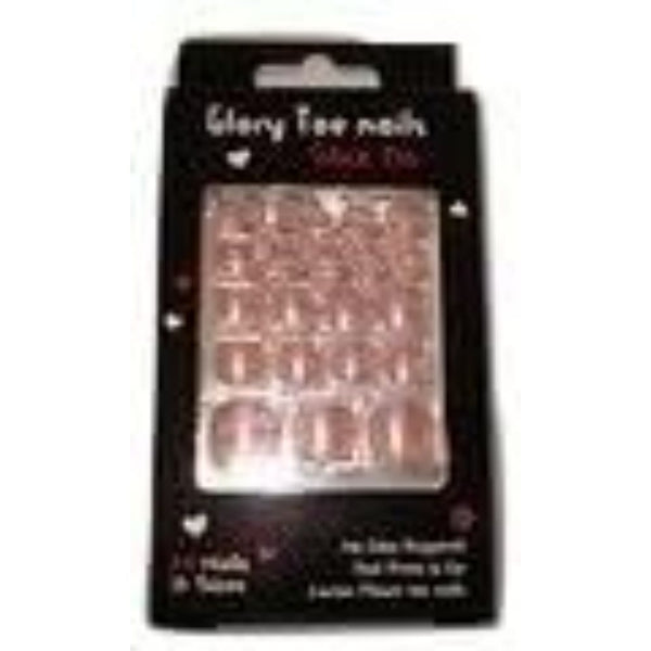 Globe Trotter GLORY 24 TOE NAILS ~ Cactus Flower Toe Nails ~ STICK ON ~ NO GLUE REQUIRED ~