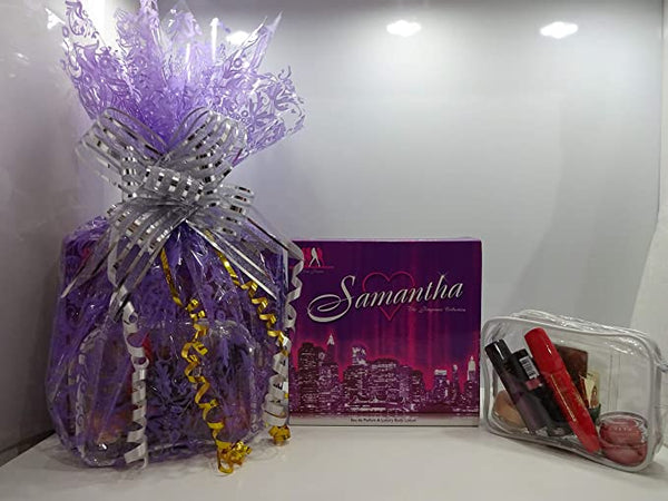 Globe Trotter Glory Cosmetics 10 Piece Perfume & Make Up Gift Hamper For Her