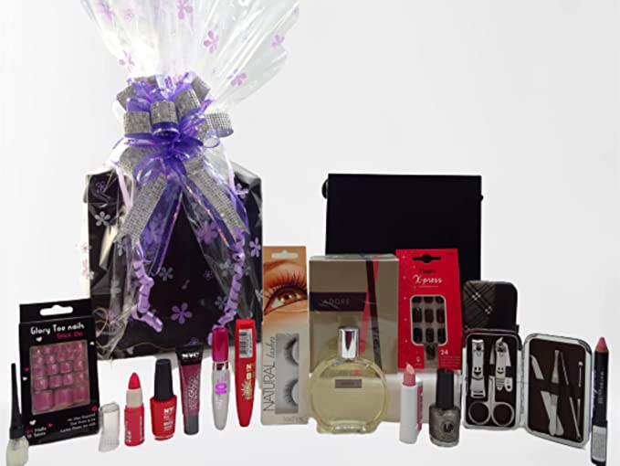 globe trotter Glory Cosmetics Luxury Beauty Bundle For Women Perfume & Make Up Gift Hamper For Her
