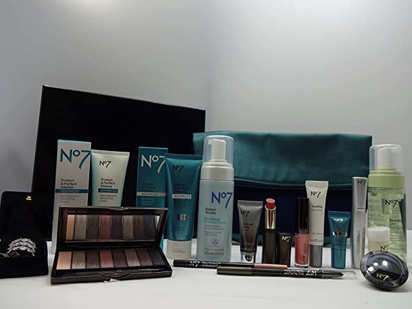 Globe Trotter Glory Cosmetics No7 Exclusive Skincare & Make Up Collection Gift Set Gift Hamper Gift Wrapped