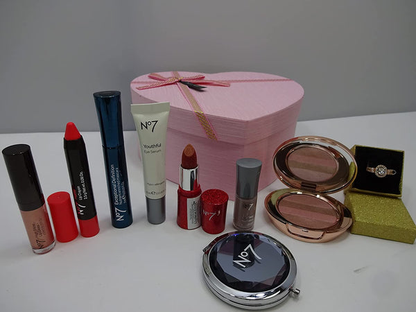 Globe Trotter Glory Cosmetics No7 Luxury Beauty Must Have Beauty Collection Gift Hamper Crystal Ring Included