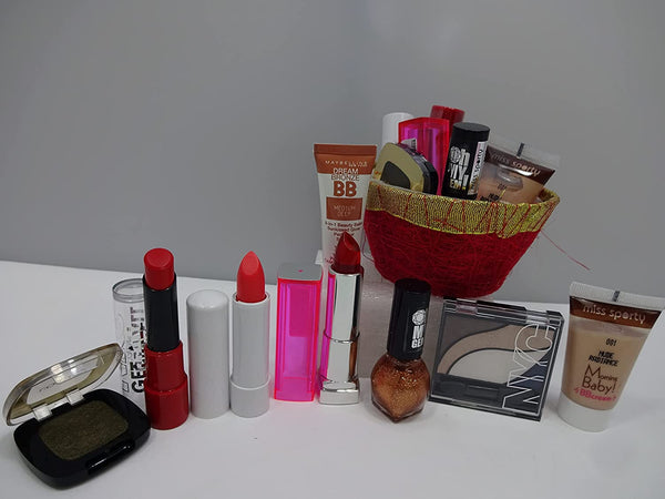 Globe Trotter Glory Cosmetics Valentines Gift Basket Hamper For Her Make Up Bundle BB Cream