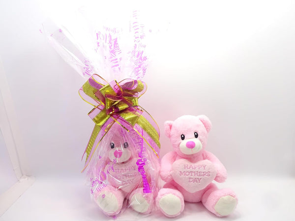 Globe Trotter Happy Mother's Day Gift 27pc Luxury Beauty Box Gift Set For Women – Perfume Makeup Free Soft Mother's Day Teddy Bear Hamper