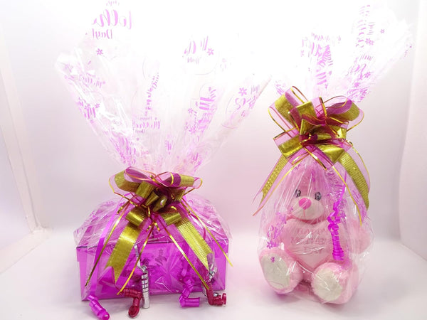 Globe Trotter Happy Mothers Day Gift 2025 Luxury Beauty Box Gift Set Hamper For Her Perfume Make Up Soft Mothers Day Teddy Bear Hamper Included