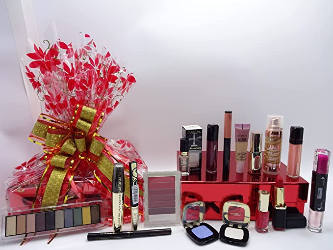 globe trotter L'Oreal 17pc Make Up Glam Box Gift Set Hamper Beauty Bundle For Women